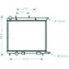 Radiatore acqua per CITROEN C2 dal 2008 al 2010