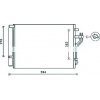 Condensatore per HYUNDAI iX35 dal 2010 al 2013