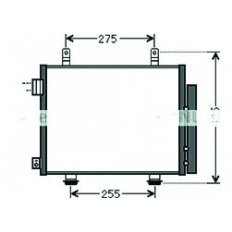 Condensatore per NISSAN PIXO dal 2009 al 2013