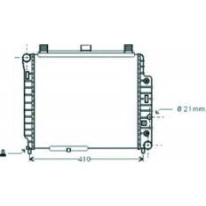 Radiatore acqua per MERCEDES-BENZ SLK R170 dal 1996 al 2004