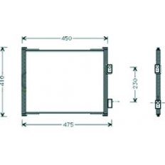 Condensatore per FORD KA dal 1996 al 2008