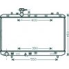 Radiatore acqua per SUZUKI SX4 dal 2006 al 2010