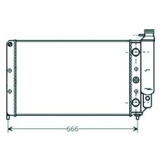 Radiatore acqua per RENAULT R21 dal 1989 al 1995