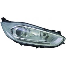 Proiettore cromato led per FORD FIESTA MK VI dal 2012 al 2017 lato destro passeggero