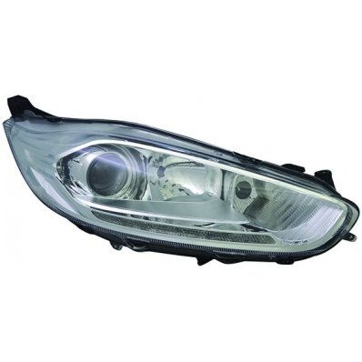 Proiettore cromato led per FORD FIESTA MK VI dal 2012 al 2017 lato destro passeggero Codice OEM 1806746