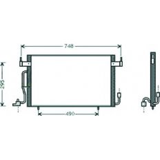 Condensatore per CITROEN BERLINGO dal 1996 al 2002