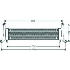 Radiatore acqua per AUDI Q7 dal 2006 al 2009