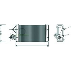 Scambiatore di calore per FIAT FIORINO dal 1991 al 2007