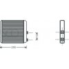 Scambiatore di calore per OPEL ASTRA G dal 1998 al 2004