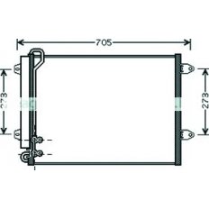 Condensatore per VOLKSWAGEN PASSAT CC dal 2008 al 2012