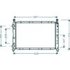 Radiatore acqua per ALFA ROMEO 145 dal 1994 al 2000