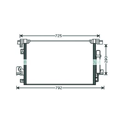 Condensatore per CITROEN C CROSSER dal 2007 al 2012 Codice OEM 6477K5