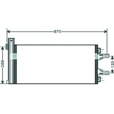 Condensatore per CITROEN JUMPER dal 2006 al 2014