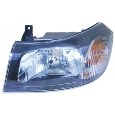 Proiettore nero 01-04-03-06 per FORD TRANSIT dal 2000 al 2006 lato destro passeggero Codice OEM 1353948