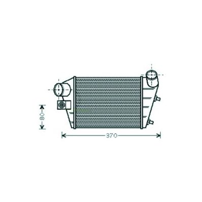 Intercooler per ALFA ROMEO 147 dal 2000 al 2004 Codice OEM 46744880