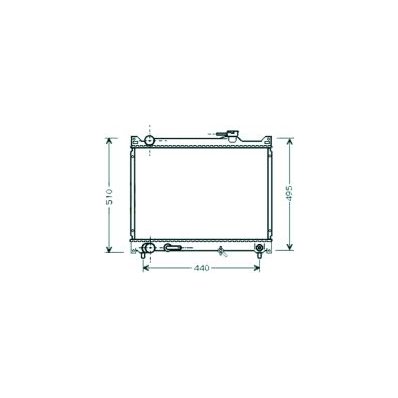 Radiatore acqua per SUZUKI VITARA dal 1988 al 1996 Codice OEM 1770065D10