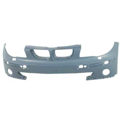 Paraurto anteriore verniciabile con fori lavafari per BMW 1 E87 dal 2004 al 2007 Codice OEM 51117151823