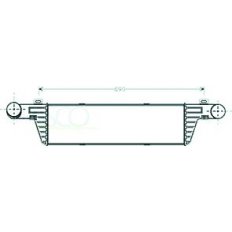 Intercooler per MERCEDES-BENZ E dal 1995 al 1999