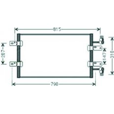 Condensatore per NISSAN PRIMASTAR dal 2006 al 2014