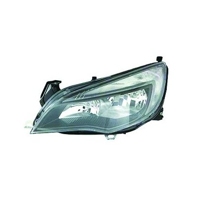 Proiettore nero DRL led per OPEL ASTRA J dal 2009 al 2012 lato destro passeggero Codice OEM 1216692