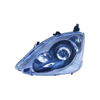 Proiettore 3 porte per HONDA CIVIC dal 2003 al 2005 lato sinistro guidatore Codice OEM 33151S5TG61