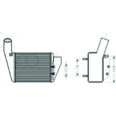 Intercooler per AUDI A4 dal 1994 al 1999