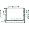 Radiatore acqua per ALFA ROMEO 156 dal 1997 al 2003