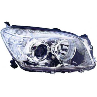 Proiettore xenon cromato per TOYOTA RAV 4 dal 2006 al 2008 lato destro passeggero Codice OEM 8113042310