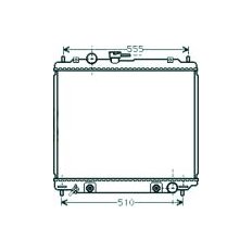 Radiatore acqua per MITSUBISHI PAJERO dal 1991 al 1997