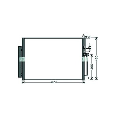 Condensatore per OPEL ANTARA dal 2011 al 2015