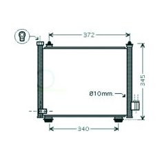 Condensatore per SUZUKI IGNIS dal 2003 al 2008