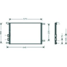 Condensatore per ALFA ROMEO 147 dal 2000 al 2004