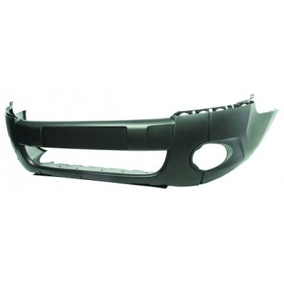 Paraurto anteriore nero con fori fendinebbia per CITROEN BERLINGO dal 2008 al 2011 Codice OEM 7401PV/7401PW