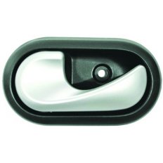 Maniglia apriporta interna argento con clip per DACIA SANDERO dal 2007 al 2012 lato sinistro guidatore