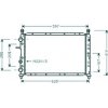 Radiatore acqua per ALFA ROMEO 146 dal 1994 al 2000