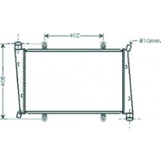 Radiatore acqua per VOLVO S40 dal 2000 al 2004