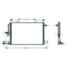 Condensatore per AUDI A6 dal 1994 al 1997