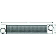 Intercooler per BMW 5 E60 dal 2003 al 2007