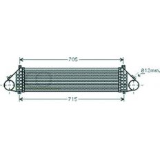 Intercooler per FORD FOCUS dal 2004 al 2008