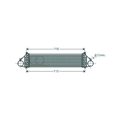 Intercooler per FORD FOCUS dal 2004 al 2008 Codice OEM 30741851