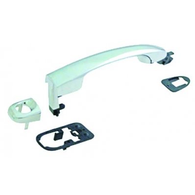 Maniglia esterna anteriore sx c-foro nottolino cromata per FIAT BRAVO dal 2007 al 2014 Codice OEM 735442387