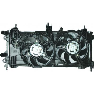 Modulo termico 1.3 MJ - 1.9 JTD Rad. 46807378 Cond. 46820833 Vent. 51755591 per FIAT DOBLO' dal 2005 al 2009