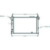 Radiatore acqua per OPEL ASTRA F dal 1991 al 1994