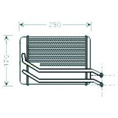 Scambiatore di calore per HYUNDAI SANTA FE' dal 2000 al 2006