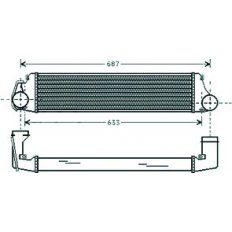 Intercooler per BMW 3 E46 dal 1998 al 2001