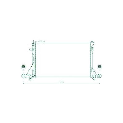 Radiatore acqua per RENAULT MASTER dal 2010 Codice OEM 2140000Q2E