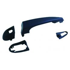 Maniglia esterna anteriore sx c-foro nottolino nera per BMW 3 E46 dal 1998 al 2001