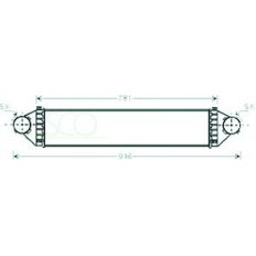 Intercooler per MERCEDES-BENZ A W169 dal 2004 al 2008