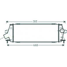Intercooler per RENAULT TRAFIC dal 2006 al 2014