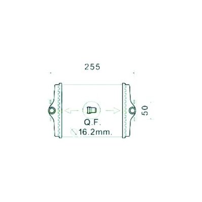 Radiatore acqua per BMW 3 F30 dal 2011 al 2014 Codice OEM 17117600697